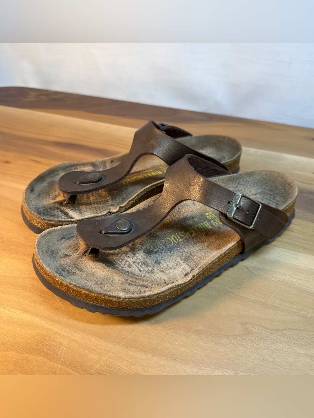 Birkenstock Gizeh Birko-Flor Womens Sz 39 US 8-8.5 Comfort Casual Summer Sandals